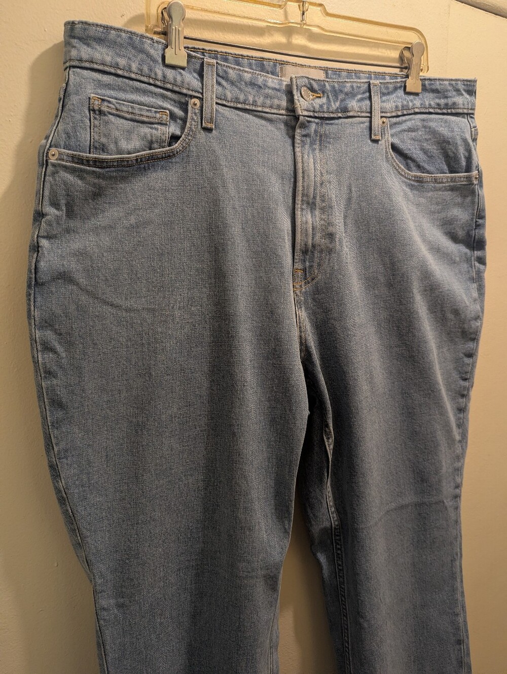 Everlane *NWOT The Curvy Cheeky Jean High-Rise Straight-Leg Medium Blue- 35/20 - Picture 8 of 16